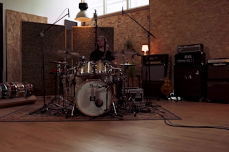 record drums in a professional studio for your songs