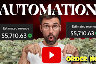 create automated cash cow youtube channel and videos for passive income