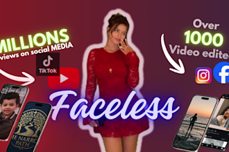 create faceless social media short videos