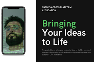 develop native and hybrid apps for mobile and desktop platforms