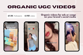 create organic ugc videos for your brand