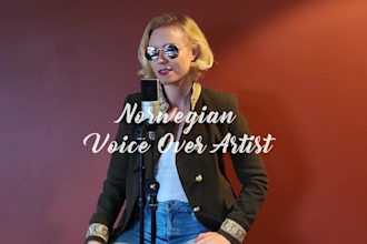 record a professional norwegian voice over