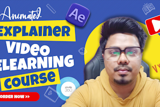 create animated explainer video for elearning course