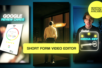 edit reels, tiktok , youtube shorts, short form editing