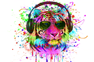 design trendy watercolor t shirt graphics in bulk