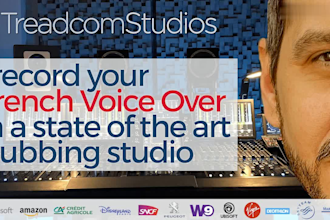 record an engaging and warm french voice over