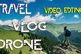 edit your video, vlog, travel, drone, gopro cinematically