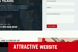 create a modern wordpress landing page elementor in 1 day