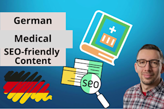 write medical german SEO content as a nurse