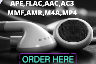 convert youtube file into mp3 or other  format join audio video file