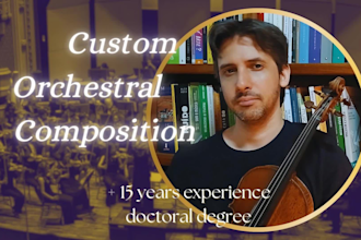 compose and produce orchestral music