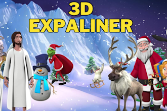 create an animated sales video and 3d explainer video