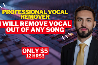 remove vocal out of any song