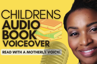 record a childrens audiobook female voice over