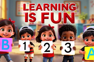 create pixar style ai kids animation story video, ai kids music, ai 3d cartoon