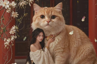 transform your photo into a magical portrait with your pet using ai