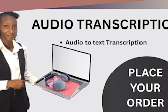 accurately transcribe audio and video into professional text