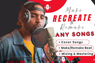 make or remake any song, beat, instrumental, suno ai song into quality track