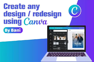 design, redesign, recreate graphics in canva for brochure