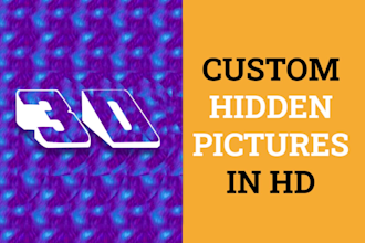 create custom 3d stereograms from your logo, picture or text