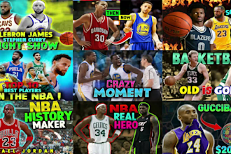 design basketball or nba youtube thumbnail