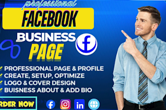 do create and setup facebook business page optimize