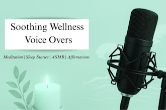 be your calming voice for meditation, asmr, and affirmations