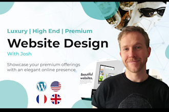 craft a premium and luxury website