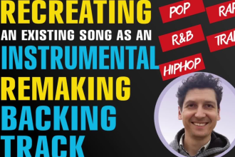 remake instrumental or beat, recreate backing track, avoiding copyright