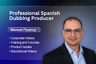 translate, dub, or voice over your video english to spanish