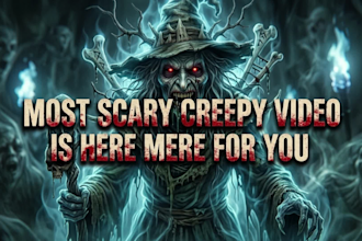 create realistic terrifying scary horror creepy halloween video