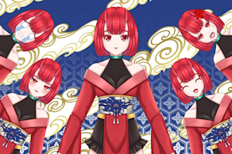 draw and design your pngtuber or png vtuber model