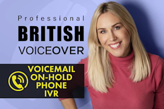 record your phone on hold message, IVR and voicemail