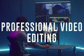 do professional youtube video editing