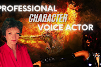 be your commanding video game character voice actor