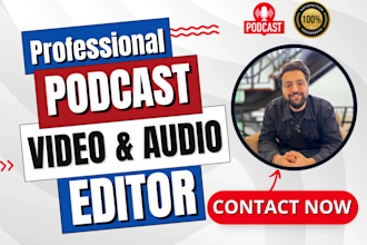 do professional podcast video editing