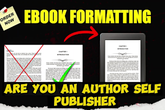 convert PDF to epub and do ebook formatting