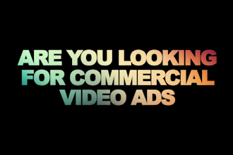 make premium commercial video ad for your business