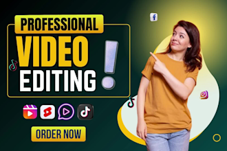 do video editing for instagram reels, youtube shorts and tiktok edits