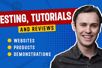 record product tutorials and testing videos for your brand
