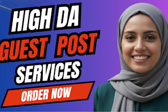 do premium seo guest posts and high da guestpost backlink