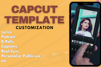 create customized capcut template