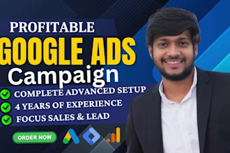setup and manage google ads adwords ppc campaigns search display and pmax ads