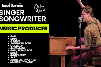 male singer songwriter for folk soul pop musical theater and acoustic