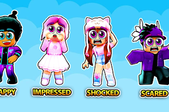 make face expression roblox overlay for your thumbnail