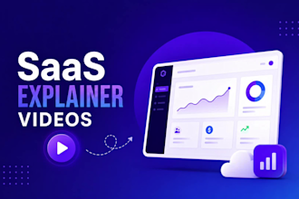 create a saas explainer video and software product demo