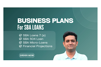 do sba loan business plan writing with financial projections