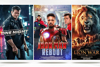 do creative hollywood movie poster design