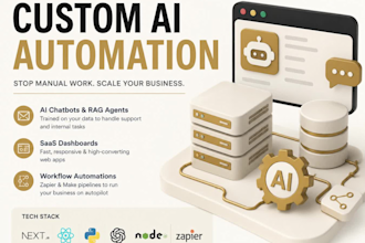 build a custom ai agent and saas dashboard