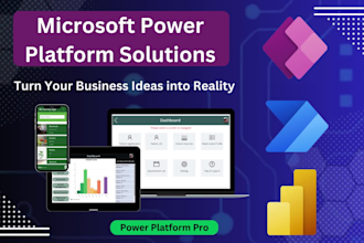develop microsoft powerapps, power automate and power bi solutions